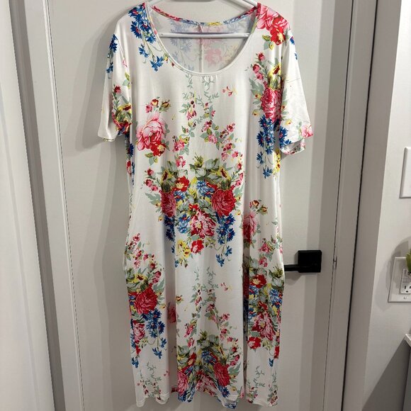 Floral Summer Dress with pockets - Picture 1 of 12